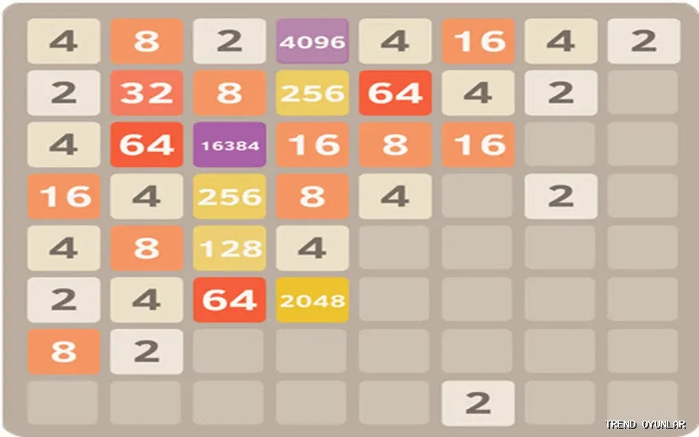 2048 ekran görüntüsü 3 - Zeka oyunu