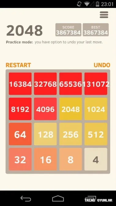 2048 ekran görüntüsü 4 - Zeka oyunu