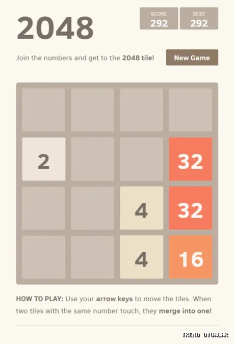 2048 ekran görüntüsü 7 - Zeka oyunu