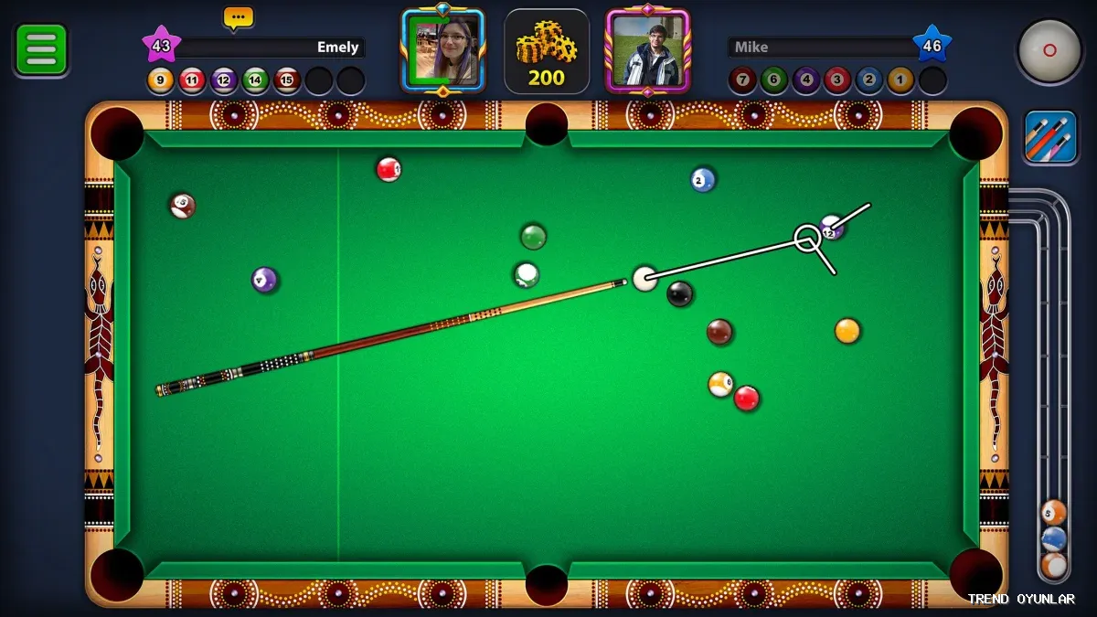 8 Ball Pool ekran görüntüsü 2 - Spor oyunu