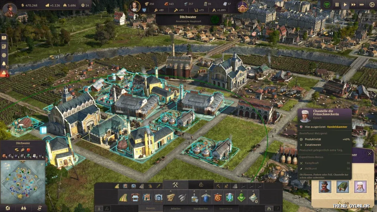 Anno 1800 ekran görüntüsü 3 - Simülasyon oyunu