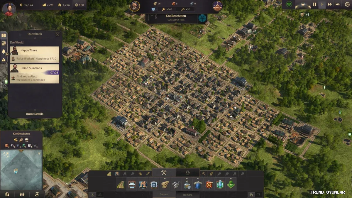 Anno 1800 ekran görüntüsü 7 - Simülasyon oyunu