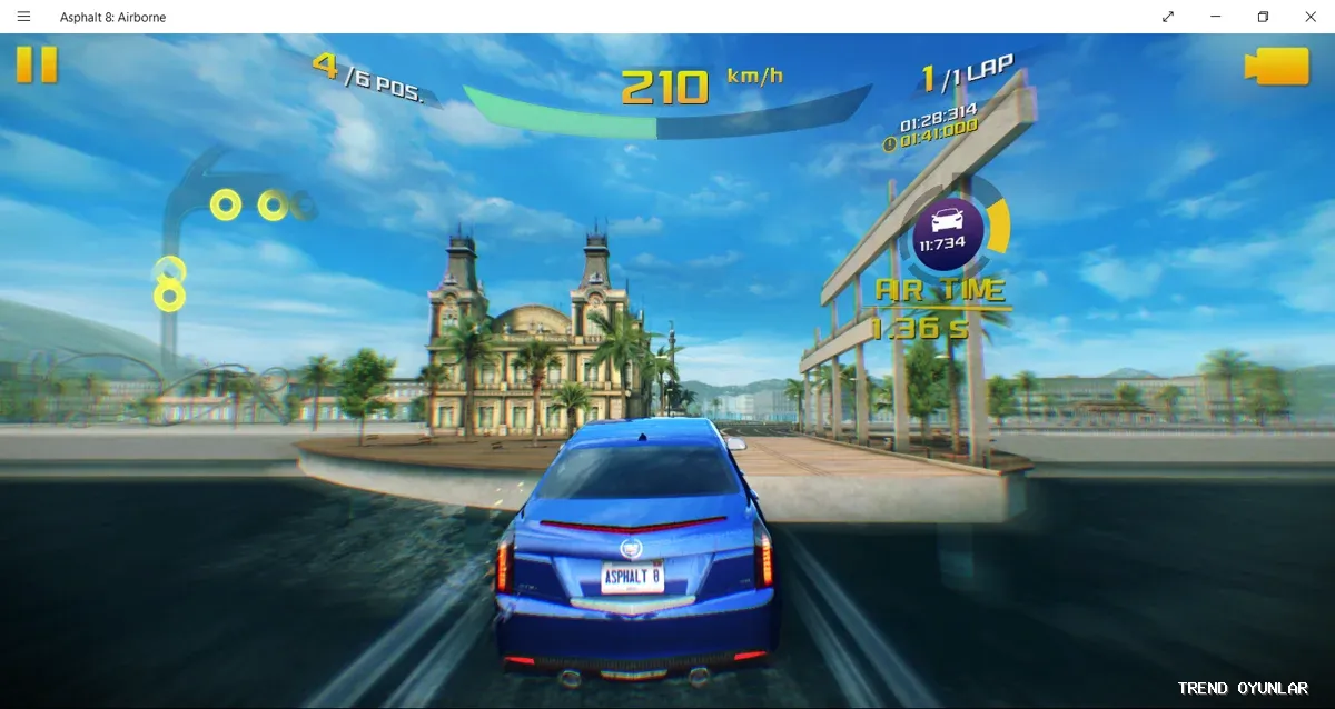 Asphalt 8: Airborne ekran görüntüsü 5 - Yarış oyunu