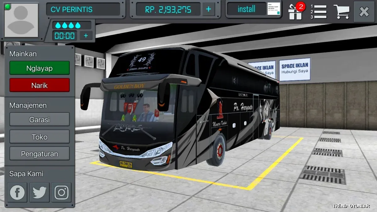 Bus Simulator Indonesia ekran görüntüsü 4 - Simülasyon oyunu