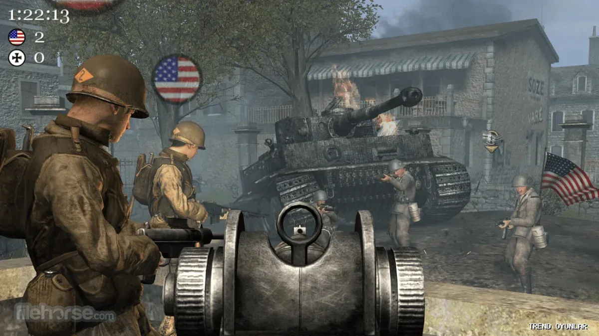 Call Of Duty 2 ekran görüntüsü 4 - FPS oyunu