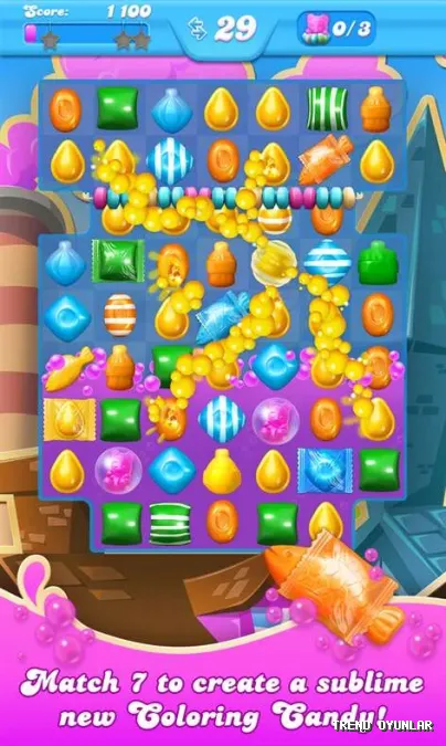 Candy Crush Soda Saga ekran görüntüsü 5 - Zeka oyunu
