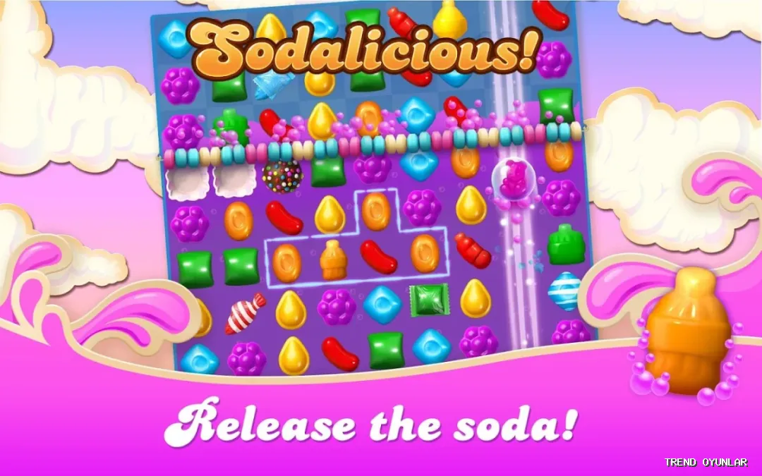 Candy Crush Soda Saga ekran görüntüsü 6 - Zeka oyunu