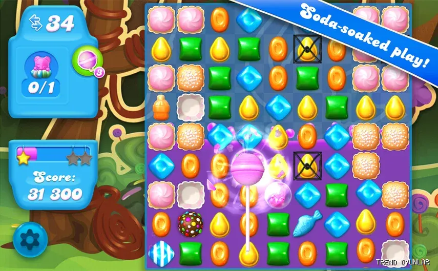 Candy Crush Soda Saga ekran görüntüsü 7 - Zeka oyunu