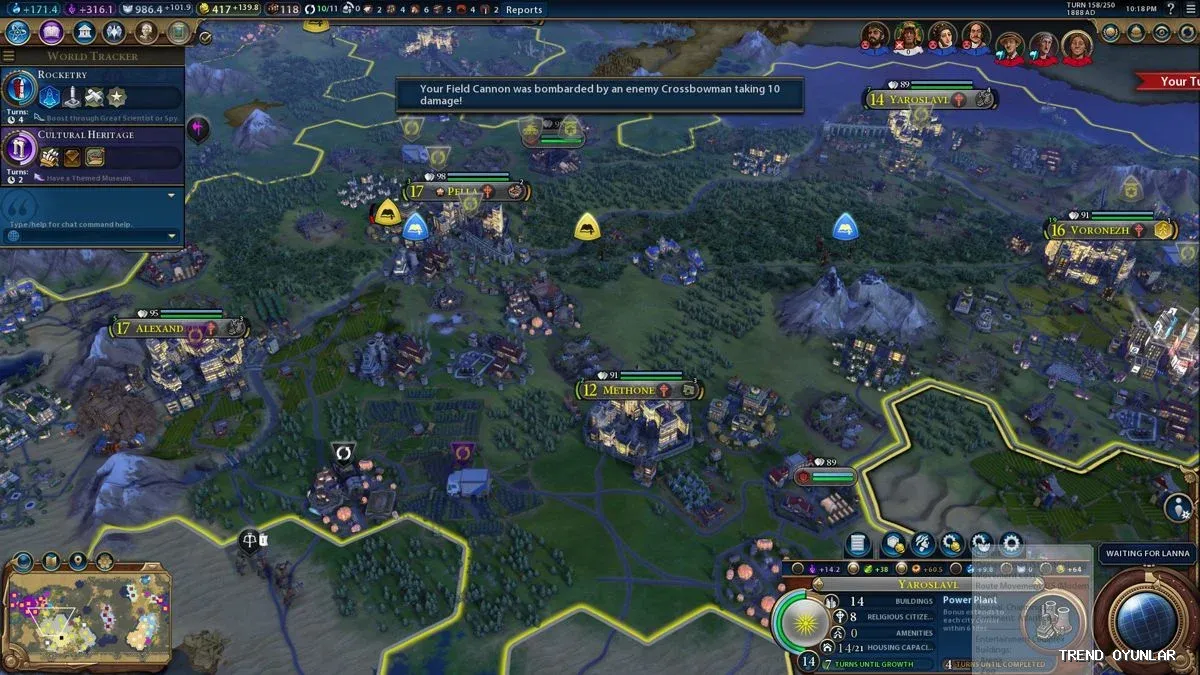 Civilization VI ekran görüntüsü 4 - Aksiyon oyunu