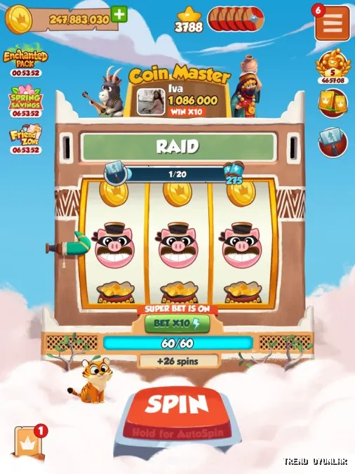 Coin Master ekran görüntüsü 4 - Aksiyon oyunu