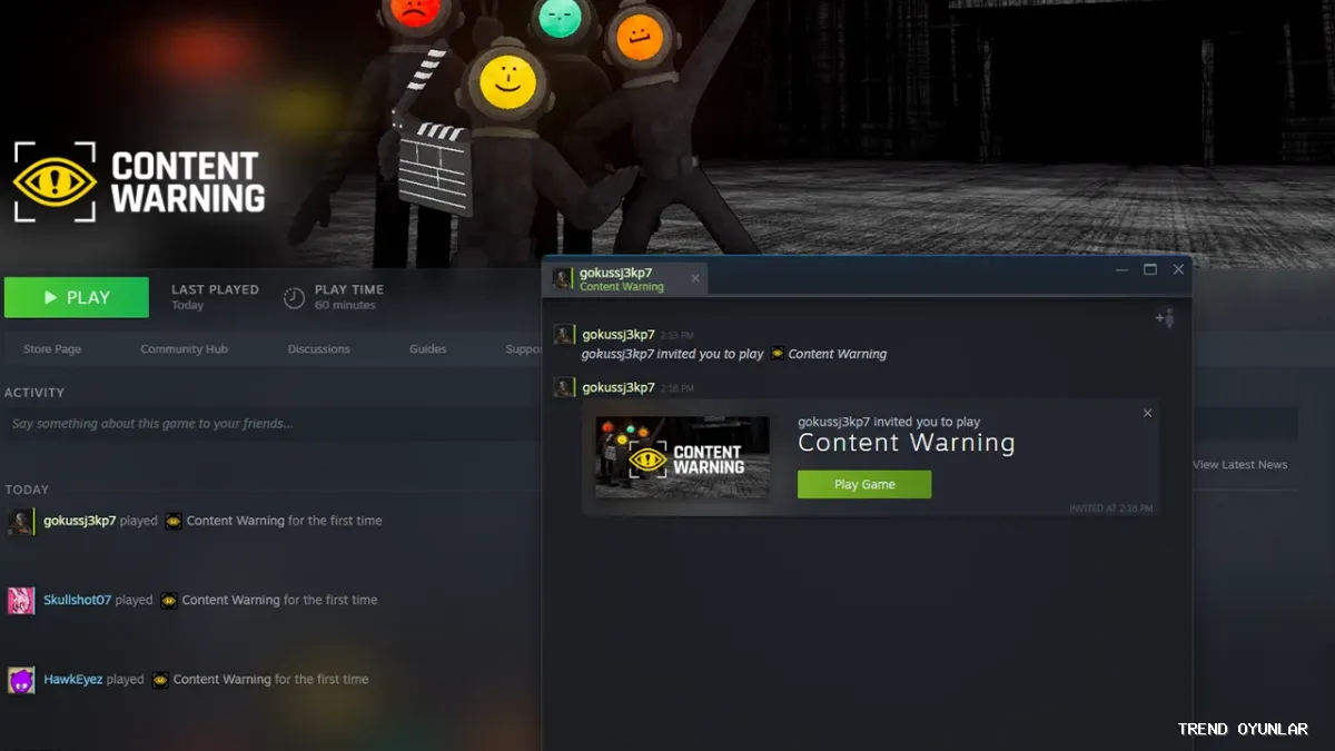 Content Warning ekran görüntüsü 4 - Simülasyon oyunu