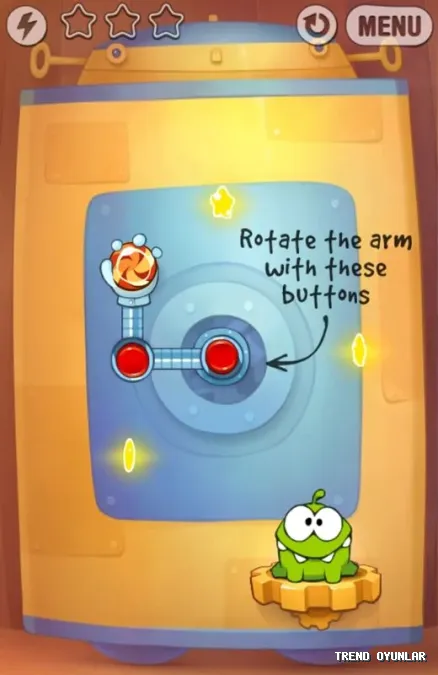 Cut the Rope ekran görüntüsü 2 - Zeka oyunu