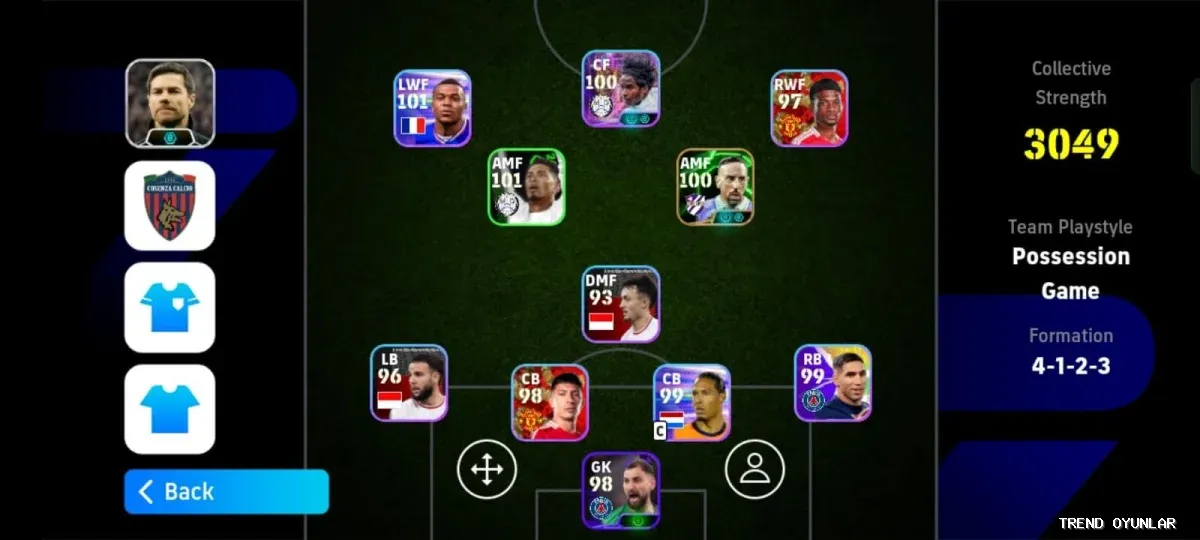 eFootball 2025 Mobile ekran görüntüsü 7 - Spor oyunu