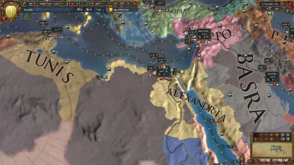 Europa Universalis IV ekran görüntüsü 4 - Strateji oyunu