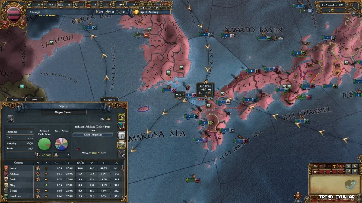 Europa Universalis IV ekran görüntüsü 7 - Strateji oyunu