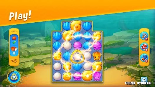 Fishdom ekran görüntüsü 5 - Zeka oyunu