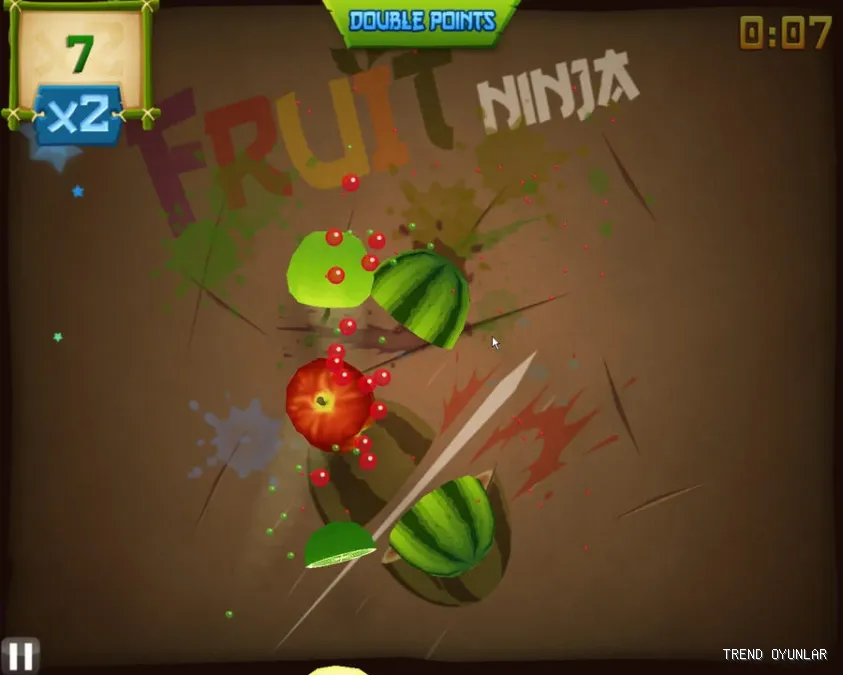 Fruit Ninja ekran görüntüsü 2 - Zeka oyunu