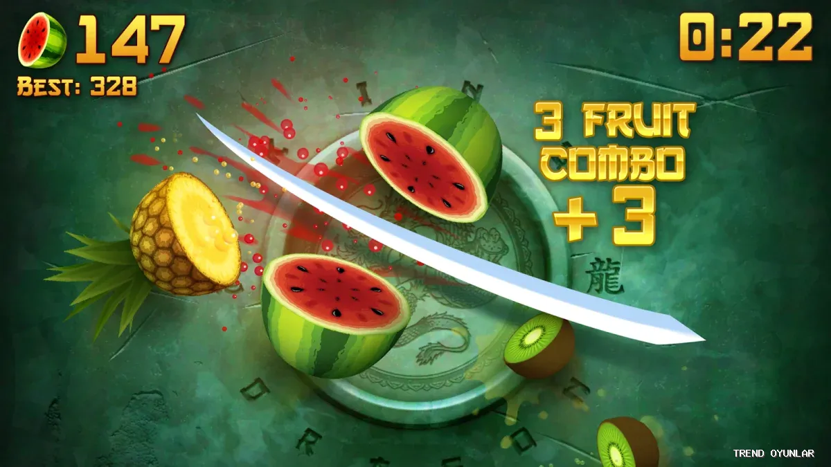 Fruit Ninja ekran görüntüsü 3 - Zeka oyunu