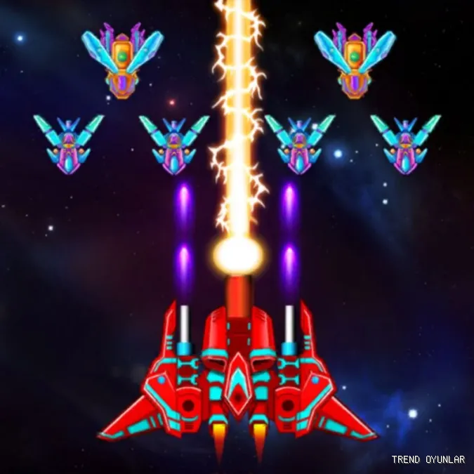 Galaxy Attack: Alien Shooter ekran görüntüsü 5 - FPS oyunu
