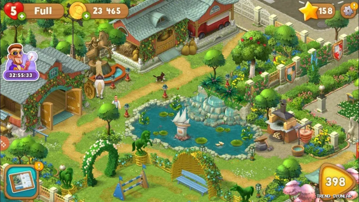 Gardenscapes ekran görüntüsü 5 - Zeka oyunu
