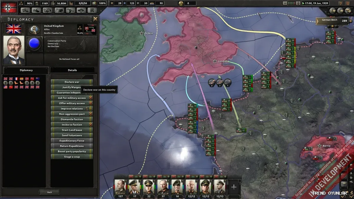 Hearts of Iron IV ekran görüntüsü 2 - Strateji oyunu