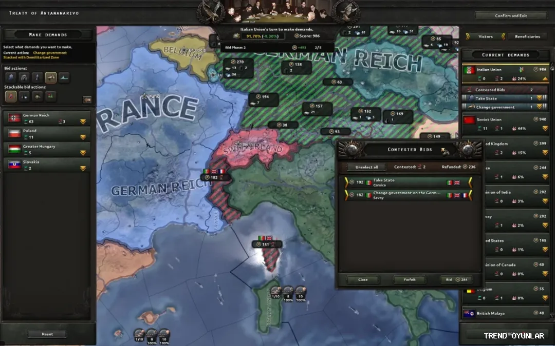 Hearts of Iron IV ekran görüntüsü 5 - Strateji oyunu