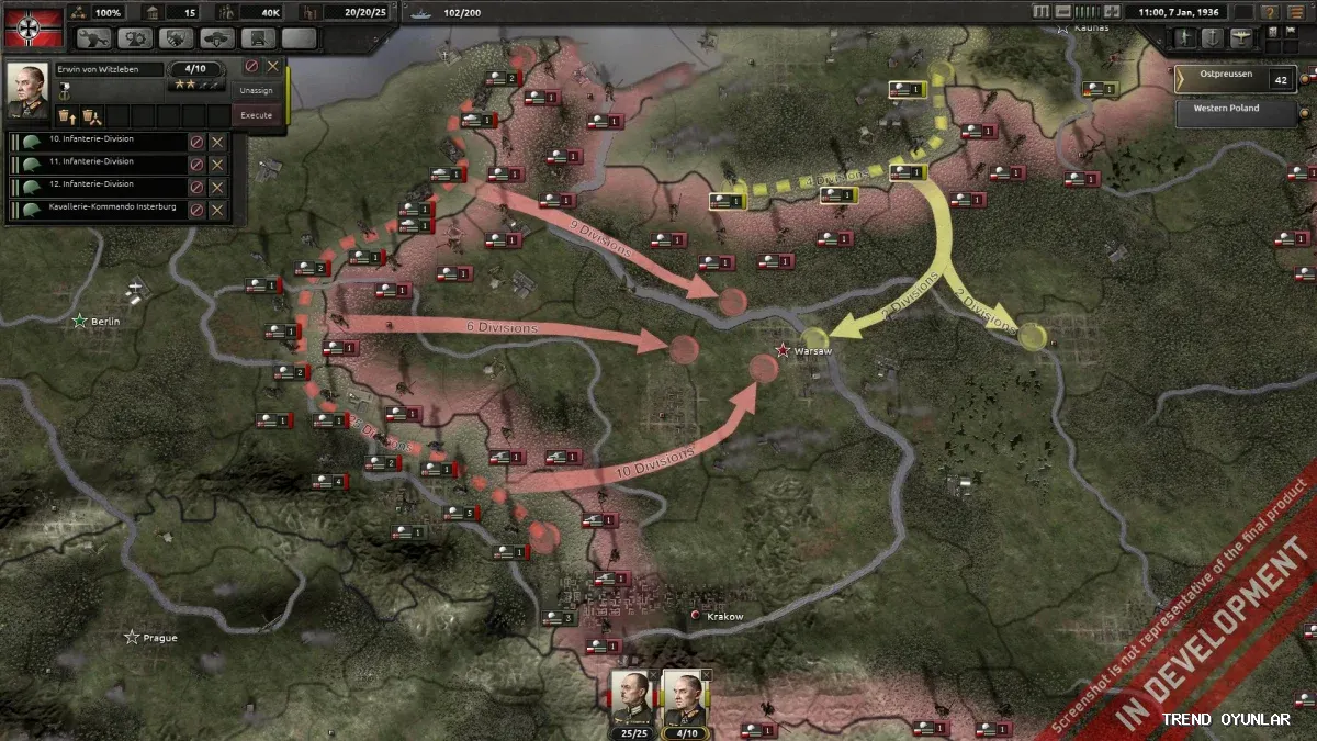 Hearts of Iron IV ekran görüntüsü 7 - Strateji oyunu