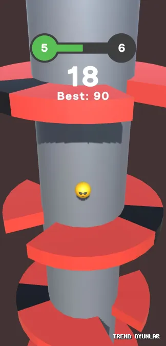 Helix Jump ekran görüntüsü 2 - Aksiyon oyunu