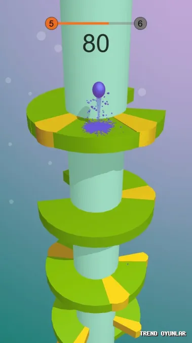 Helix Jump ekran görüntüsü 4 - Aksiyon oyunu