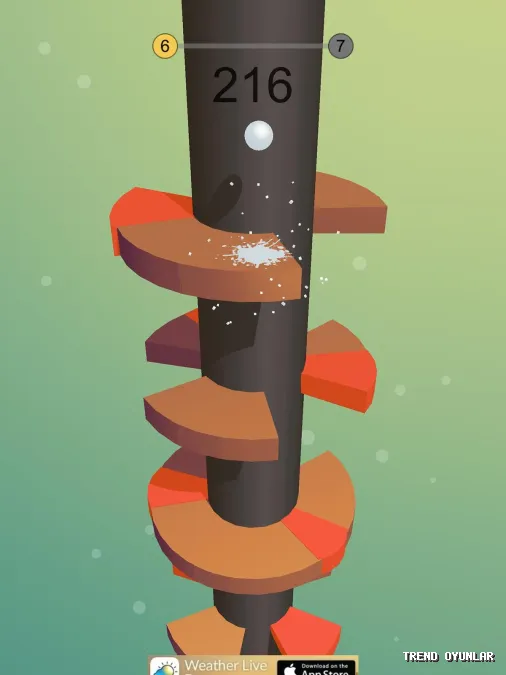 Helix Jump ekran görüntüsü 6 - Aksiyon oyunu