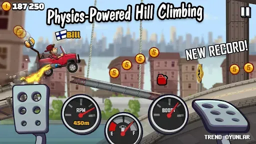 Hill Climb Racing 2 ekran görüntüsü 4 - Yarış oyunu