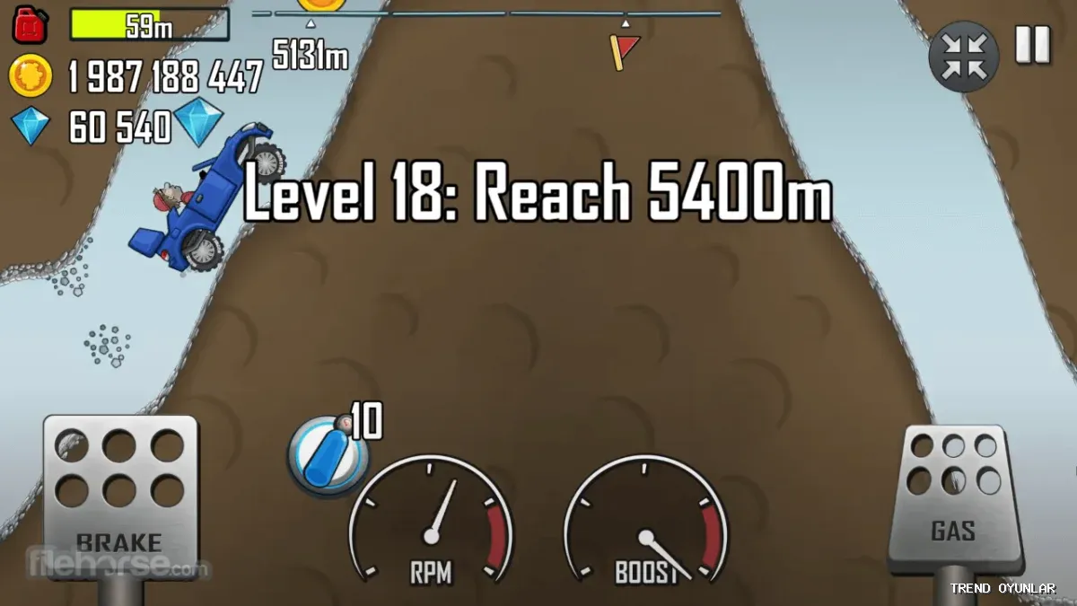 Hill Climb Racing ekran görüntüsü 2 - Yarış oyunu