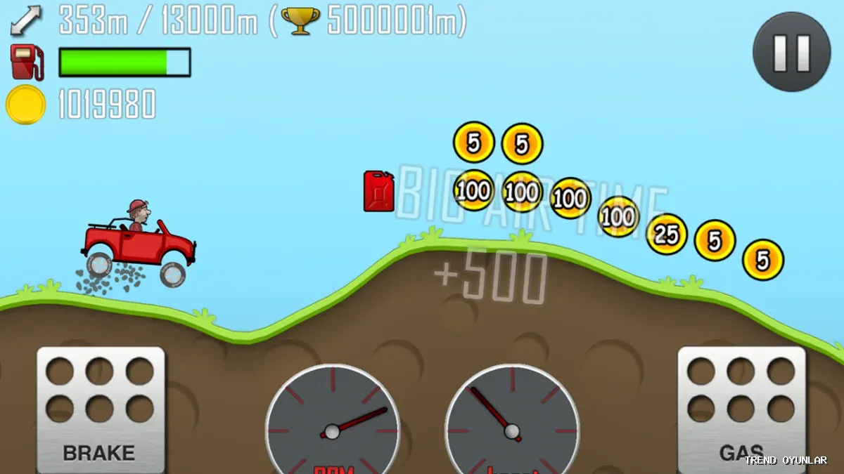 Hill Climb Racing ekran görüntüsü 3 - Yarış oyunu