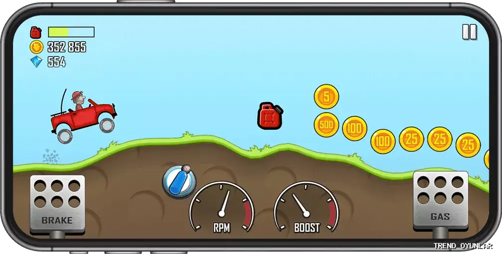 Hill Climb Racing ekran görüntüsü 5 - Yarış oyunu