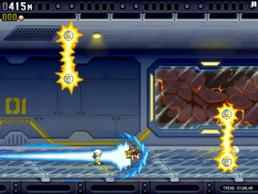 Jetpack Joyride ekran görüntüsü 2 - Aksiyon oyunu