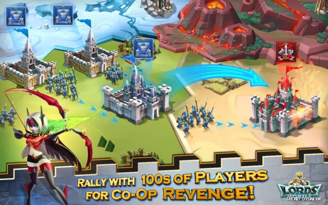 Lords Mobile indir - Strateji oyunu ekran görüntüsü