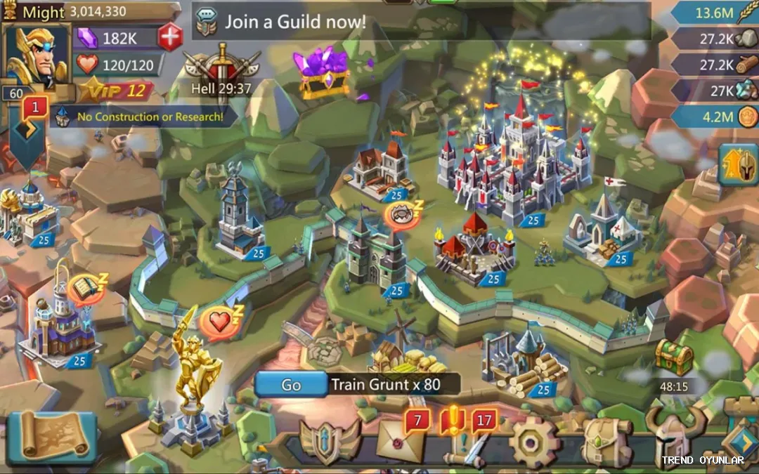 Lords Mobile ekran görüntüsü 2 - Strateji oyunu