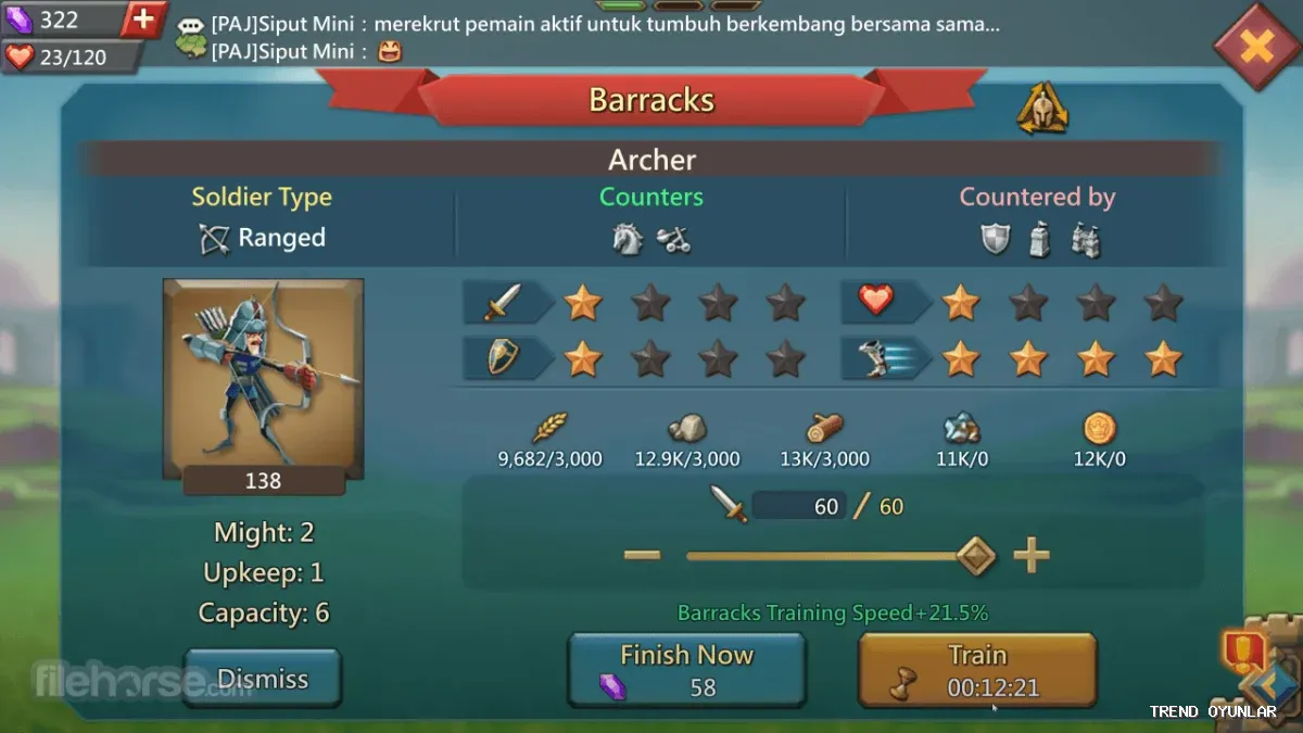 Lords Mobile ekran görüntüsü 3 - Strateji oyunu