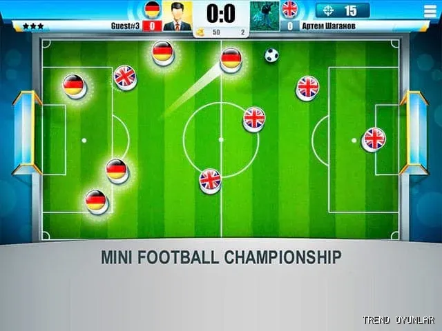 Mini Football ekran görüntüsü 2 - Spor oyunu