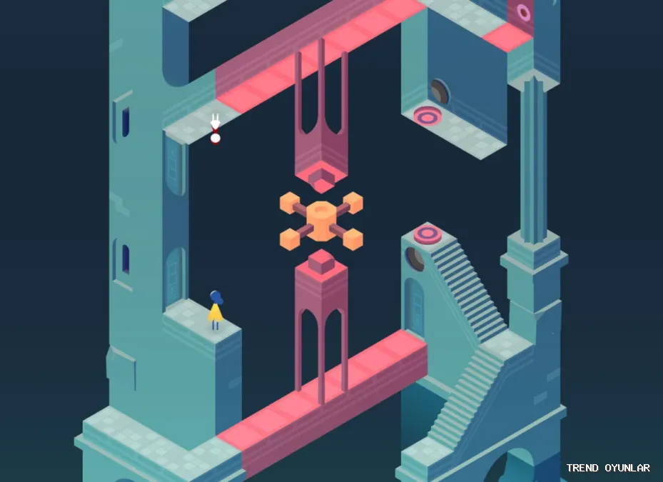 Monument Valley ekran görüntüsü 6 - Zeka oyunu