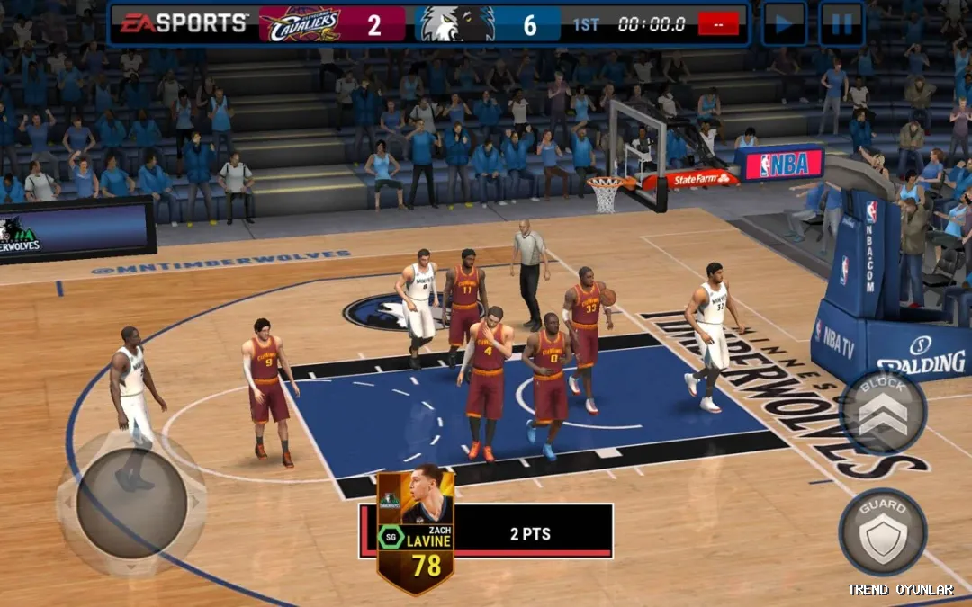 NBA LIVE Mobile indir - Spor oyunu ekran görüntüsü