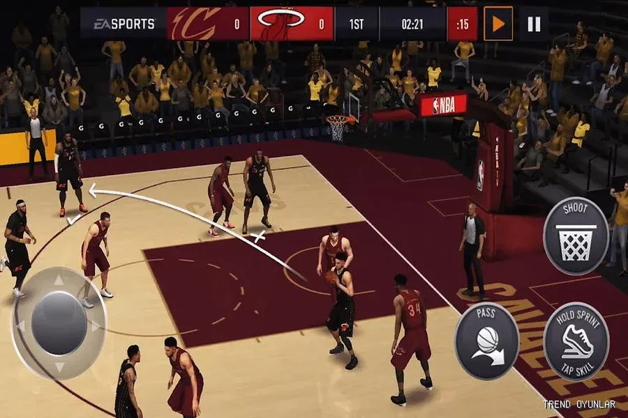 NBA LIVE Mobile ekran görüntüsü 4 - Spor oyunu