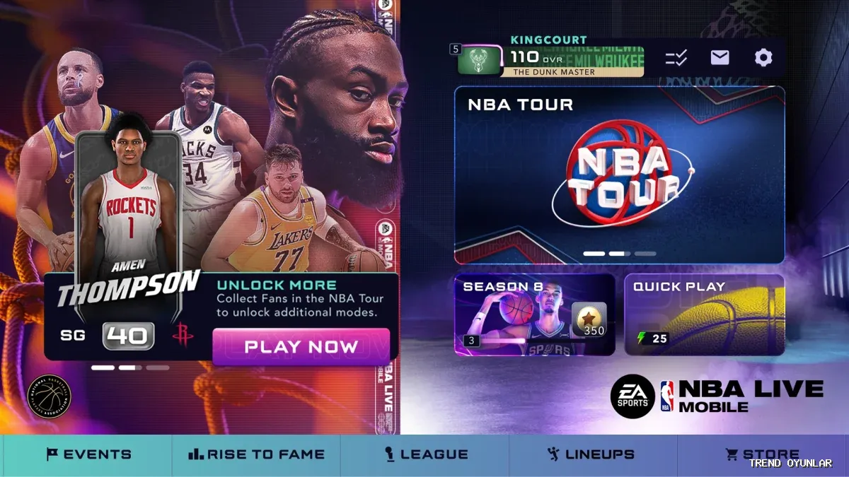NBA LIVE Mobile ekran görüntüsü 5 - Spor oyunu
