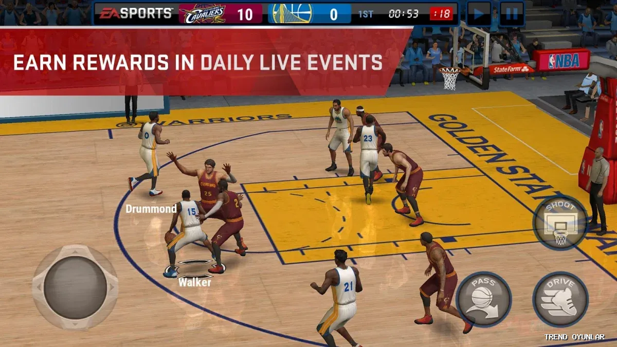 NBA LIVE Mobile ekran görüntüsü 8 - Spor oyunu