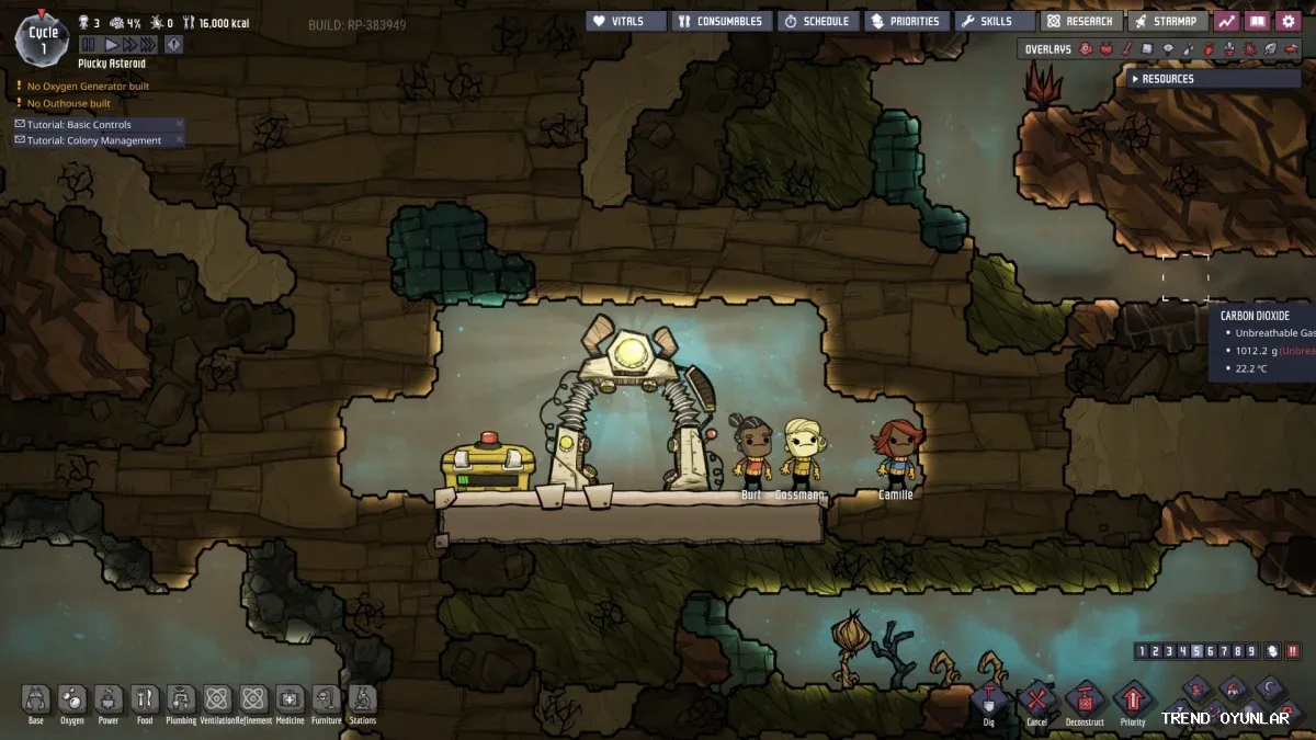 Oxygen Not Included ekran görüntüsü 3 - Simülasyon oyunu