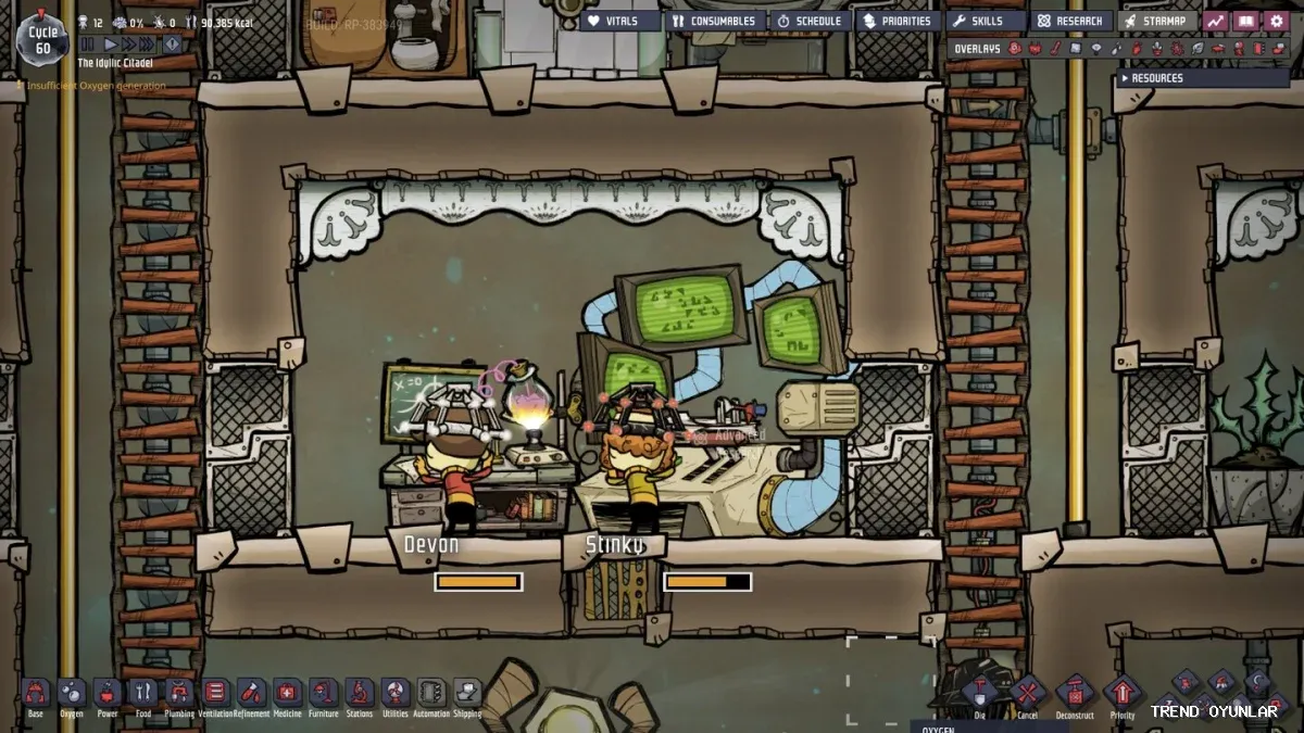 Oxygen Not Included ekran görüntüsü 7 - Simülasyon oyunu