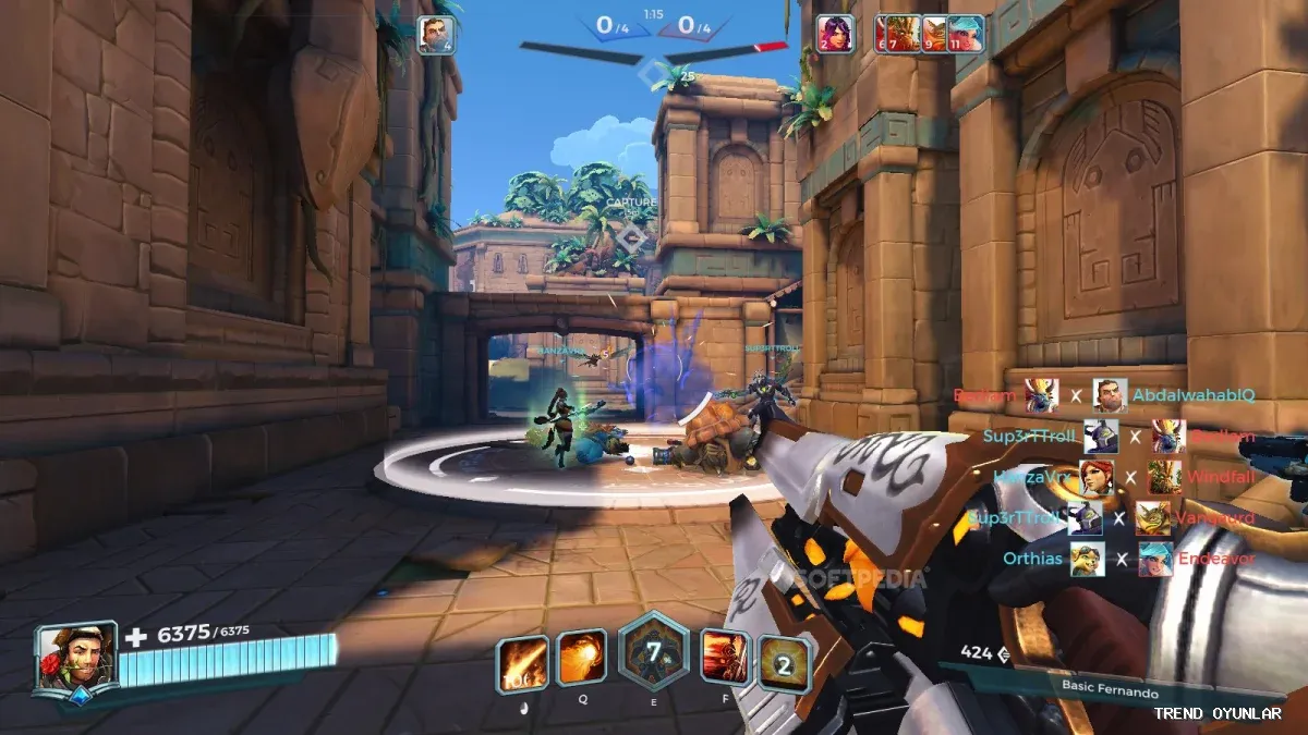 Paladins ekran görüntüsü 2 - Aksiyon oyunu