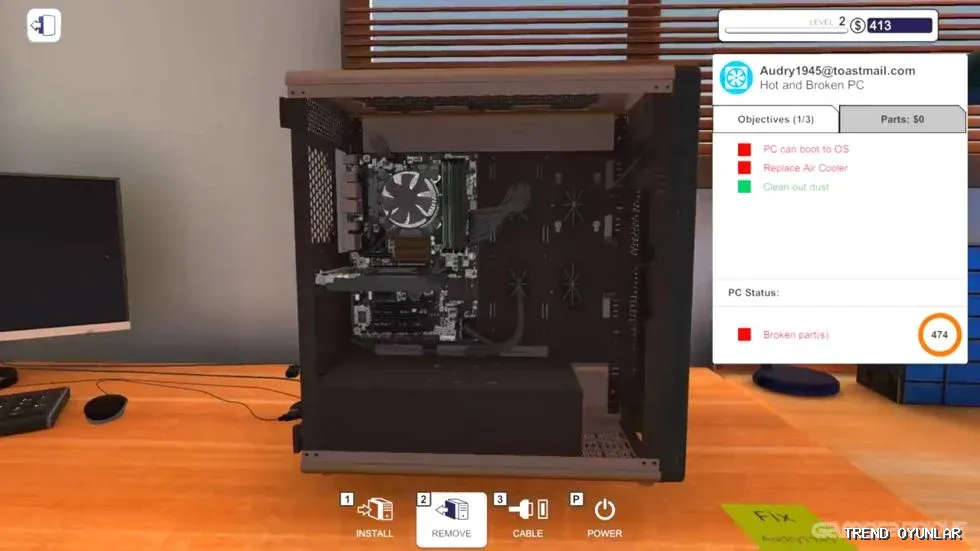 PC Building Simulator ekran görüntüsü 7 - Simülasyon oyunu