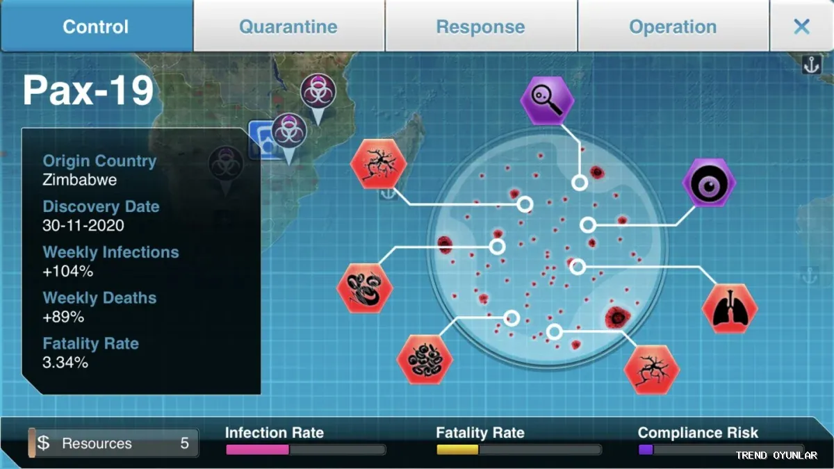 Plague Inc. ekran görüntüsü 2 - Strateji oyunu