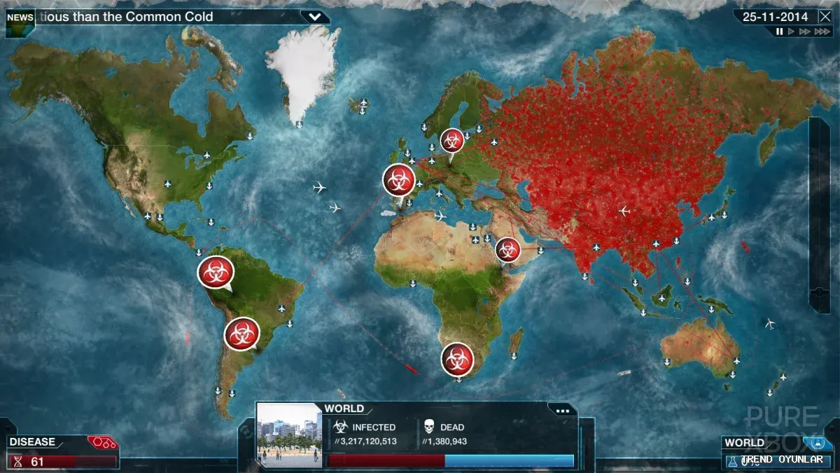 Plague Inc. ekran görüntüsü 5 - Strateji oyunu